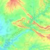 Talarrubias topographic map, elevation, terrain