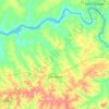 Cambará topographic map, elevation, terrain