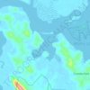 Shallow Bay topographic map, elevation, terrain