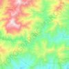 San Mateo Piñas topographic map, elevation, terrain