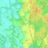 Hemsen topographic map, elevation, terrain