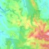 Hoddles Creek topographic map, elevation, terrain
