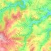 Gelenau/Erzgebirge topographic map, elevation, terrain