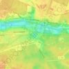 Douves topographic map, elevation, terrain
