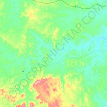 Moolboolaman topographic map, elevation, terrain