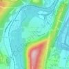 Carpendale topographic map, elevation, terrain