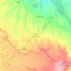 Western Equatoria topographic map, elevation, terrain