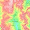 Huancabamba topographic map, elevation, terrain