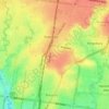 Preston District topographic map, elevation, terrain