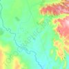 Samambaia topographic map, elevation, terrain