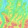 Pianoro topographic map, elevation, terrain