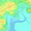 Bayview topographic map, elevation, terrain
