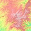 黄龙县 topographic map, elevation, terrain