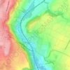 Penthalaz topographic map, elevation, terrain