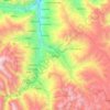 San Luis topographic map, elevation, terrain
