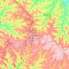 Barracão topographic map, elevation, terrain