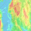 Tiverton topographic map, elevation, terrain