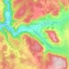 Saint-Bauzile topographic map, elevation, terrain