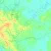 Sungai Gelam topographic map, elevation, terrain