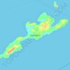 Pulau Selaru topographic map, elevation, terrain