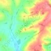 Blaston topographic map, elevation, terrain