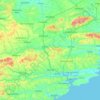 Blackwater topographic map, elevation, terrain
