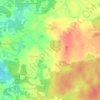 Vibrantiškės topographic map, elevation, terrain