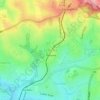 Telopea topographic map, elevation, terrain