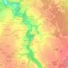 Tressignaux topographic map, elevation, terrain
