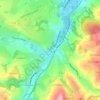 Sain-Bel topographic map, elevation, terrain