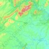 Bedford County topographic map, elevation, terrain