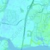 Pacific Paradise topographic map, elevation, terrain