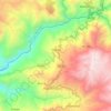 Pallasca topographic map, elevation, terrain