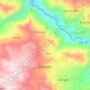 Llamellín topographic map, elevation, terrain