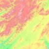 Ghazni Province topographic map, elevation, terrain