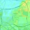 Glen Iris topographic map, elevation, terrain