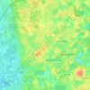 Pine Ridge topographic map, elevation, terrain