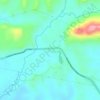 Rio Seco topographic map, elevation, terrain