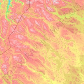 Arjeplogs kommun topographic map, elevation, terrain