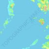 Sea of the Hebrides topographic map, elevation, terrain