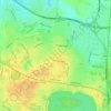 Wendouree topographic map, elevation, terrain