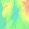 Waterhen Lake topographic map, elevation, terrain