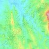 Berat topographic map, elevation, terrain