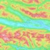 Hermagor-Pressegger See topographic map, elevation, terrain