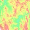 Сайхан topographic map, elevation, terrain