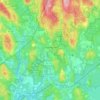 Richmond topographic map, elevation, terrain