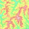 Чамзинский район topographic map, elevation, terrain
