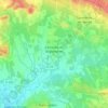 Canaules-et-Argentières topographic map, elevation, terrain