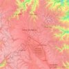Provincia de Pasco topographic map, elevation, terrain