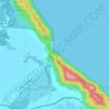 Etty Bay topographic map, elevation, terrain